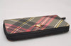 Authentic Vivienne Westwood Check Long Wallet Purse PVC Leather Multicolor 2300I