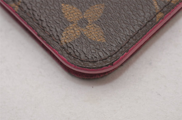 Authentic Louis Vuitton Monogram Folio Iphone 7 8 Case Pink M61906 LV 2302I