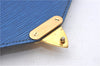 Auth Louis Vuitton Epi Porte Documents Senateur Briefcase M54455 Blue LV 2303D