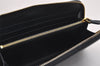 Authentic PRADA SAFFIANO METAL Multic Leather Long Wallet 1M0506 Navy Blue 2304I