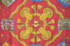 Authentic HERMES Carre 90 Scarf "LES TAMBOURS" Silk Red 2305I