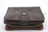 Authentic Louis Vuitton Monogram Compact Zip Bifold Wallet M61667 LV 2307D