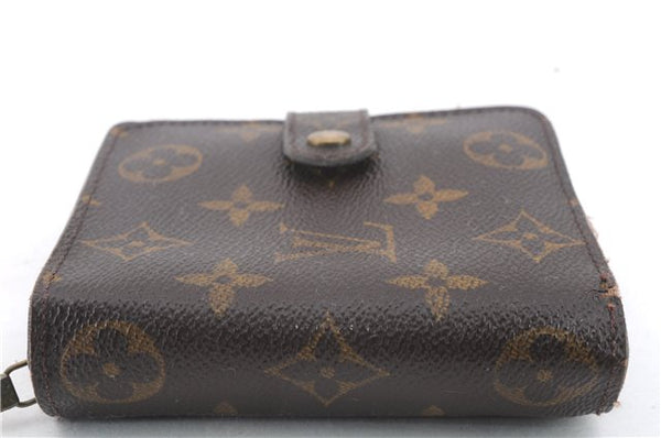 Authentic Louis Vuitton Monogram Compact Zip Bifold Wallet M61667 LV 2307D