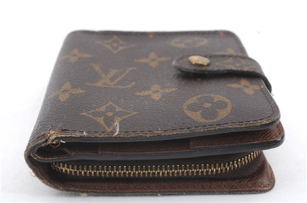 Authentic Louis Vuitton Monogram Compact Zip Bifold Wallet M61667 LV 2307D