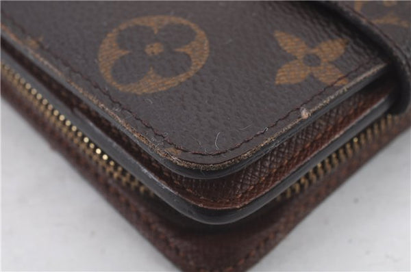 Authentic Louis Vuitton Monogram Compact Zip Bifold Wallet M61667 LV 2307D