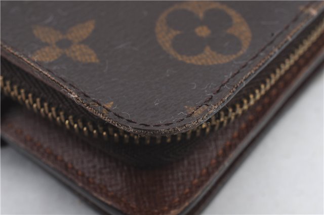 Authentic Louis Vuitton Monogram Compact Zip Bifold Wallet M61667 LV 2307D