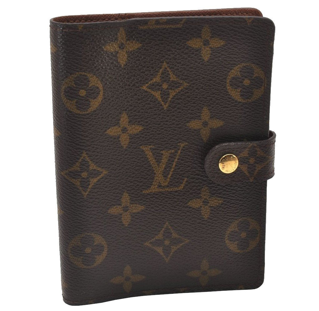 Authentic Louis Vuitton Monogram Agenda PM Notebook Cover R20005 LV 2307I