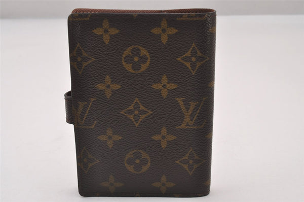 Authentic Louis Vuitton Monogram Agenda PM Notebook Cover R20005 LV 2307I