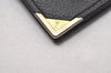 Authentic YVES SAINT LAURENT Vintage Long Wallet Purse Leather Black 2310I