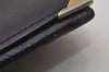 Authentic YVES SAINT LAURENT Vintage Long Wallet Purse Leather Black 2310I