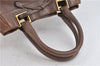 Authentic PRADA GLACE'CALF Leather 2Way Shoulder Hand Bag BN2245 Brown 2311D