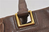 Authentic PRADA GLACE'CALF Leather 2Way Shoulder Hand Bag BN2245 Brown 2311D