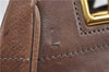 Authentic PRADA GLACE'CALF Leather 2Way Shoulder Hand Bag BN2245 Brown 2311D