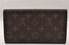 Authentic Louis Vuitton Monogram Porte Tresor International M61215 Wallet 2311I