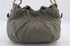 Authentic PRADA Nylon Leather Shoulder Hand Bag Purse Khaki Green 2312D