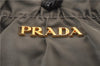 Authentic PRADA Nylon Leather Shoulder Hand Bag Purse Khaki Green 2312D