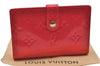 Authentic Louis Vuitton Vernis Portefeuille Viennois Wallet Pink M91254 LV 2312I