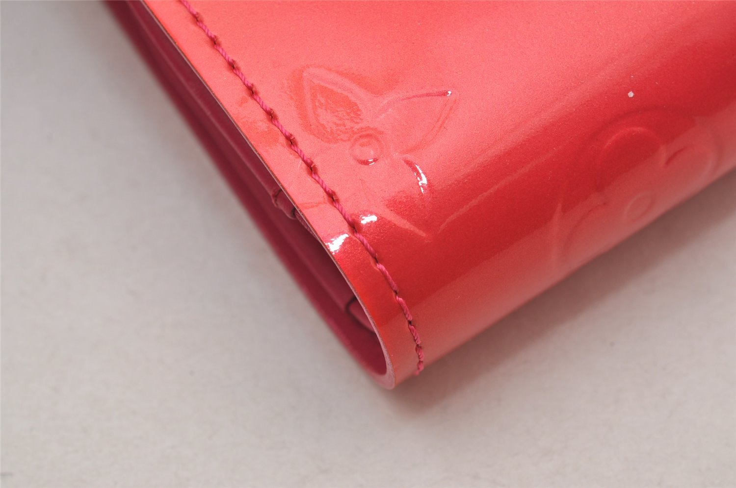 Authentic Louis Vuitton Vernis Portefeuille Viennois Wallet Pink M91254 LV 2312I