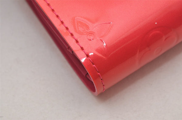 Authentic Louis Vuitton Vernis Portefeuille Viennois Wallet Pink M91254 LV 2312I