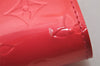 Authentic Louis Vuitton Vernis Portefeuille Viennois Wallet Pink M91254 LV 2312I