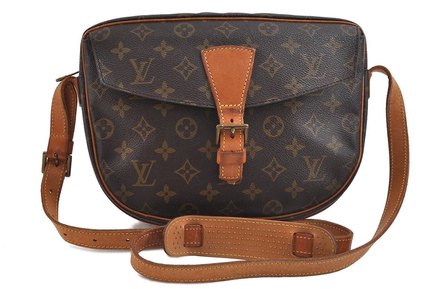 Auth Louis Vuitton Monogram Jeune Fille GM Shoulder Cross Bag M51225 LV 2313D