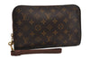 Authentic Louis Vuitton Monogram Orsay Clutch Hand Bag Purse M51790 LV 2313I