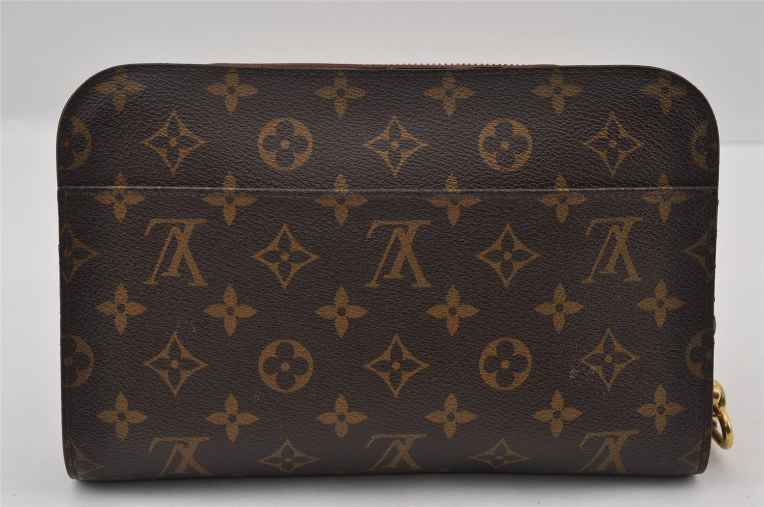 Authentic Louis Vuitton Monogram Orsay Clutch Hand Bag Purse M51790 LV 2313I