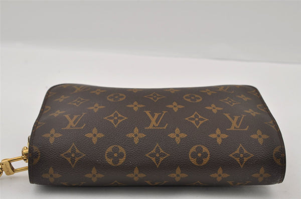Authentic Louis Vuitton Monogram Orsay Clutch Hand Bag Purse M51790 LV 2313I