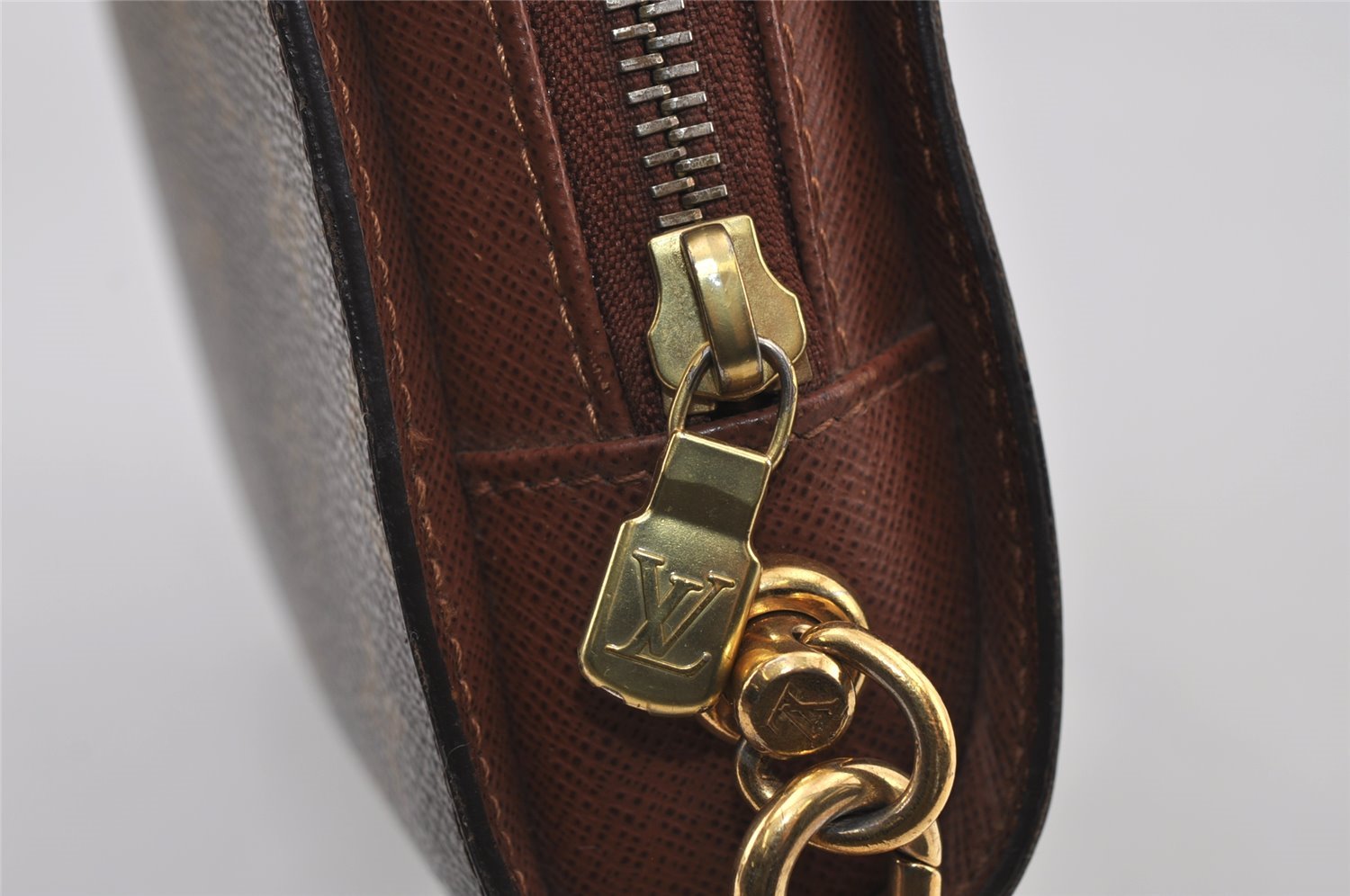 Authentic Louis Vuitton Monogram Orsay Clutch Hand Bag Purse M51790 LV 2313I