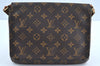 Authentic Louis Vuitton Monogram Musette Tango Shoulder Bag M51257 LV 2314F
