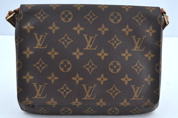 Authentic Louis Vuitton Monogram Musette Tango Shoulder Bag M51257 LV 2314F
