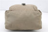 Authentic PRADA Nylon Leather Shoulder Cross Body Bag Purse Beige 2315D