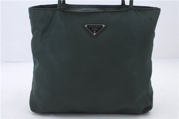 Authentic PRADA Nylon Shoulder Hand Bag Purse Green 2316D