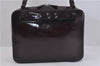 Authentic GUCCI Shoulder Hand Bag Purse Leather Bordeaux Purple 2317D