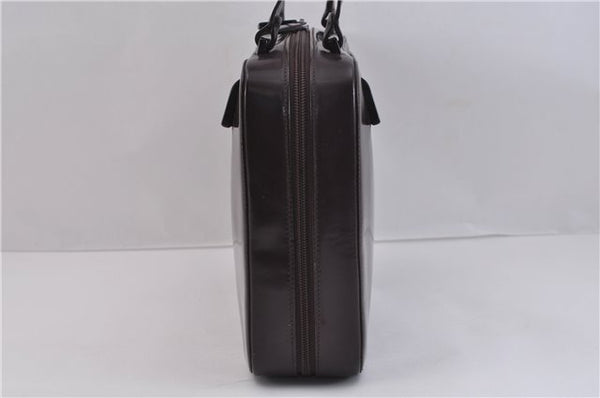 Authentic GUCCI Shoulder Hand Bag Purse Leather Bordeaux Purple 2317D