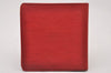 Auth Louis Vuitton Epi Porte Billet Carte Credit Monnaie Wallet M6354E Red 2317I