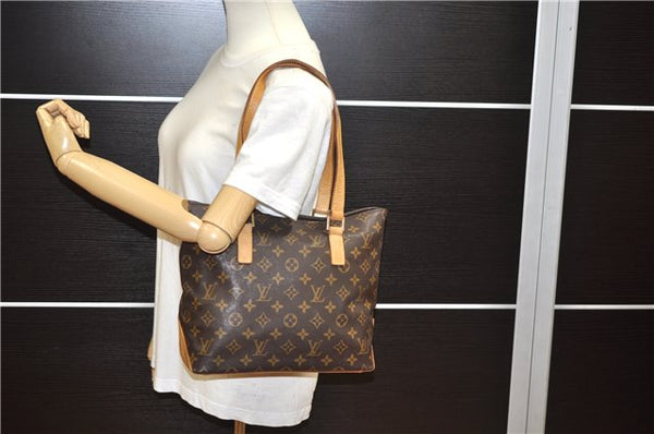 Authentic Louis Vuitton Monogram Cabas Piano Shoulder Tote Bag M51148 LV 2318F