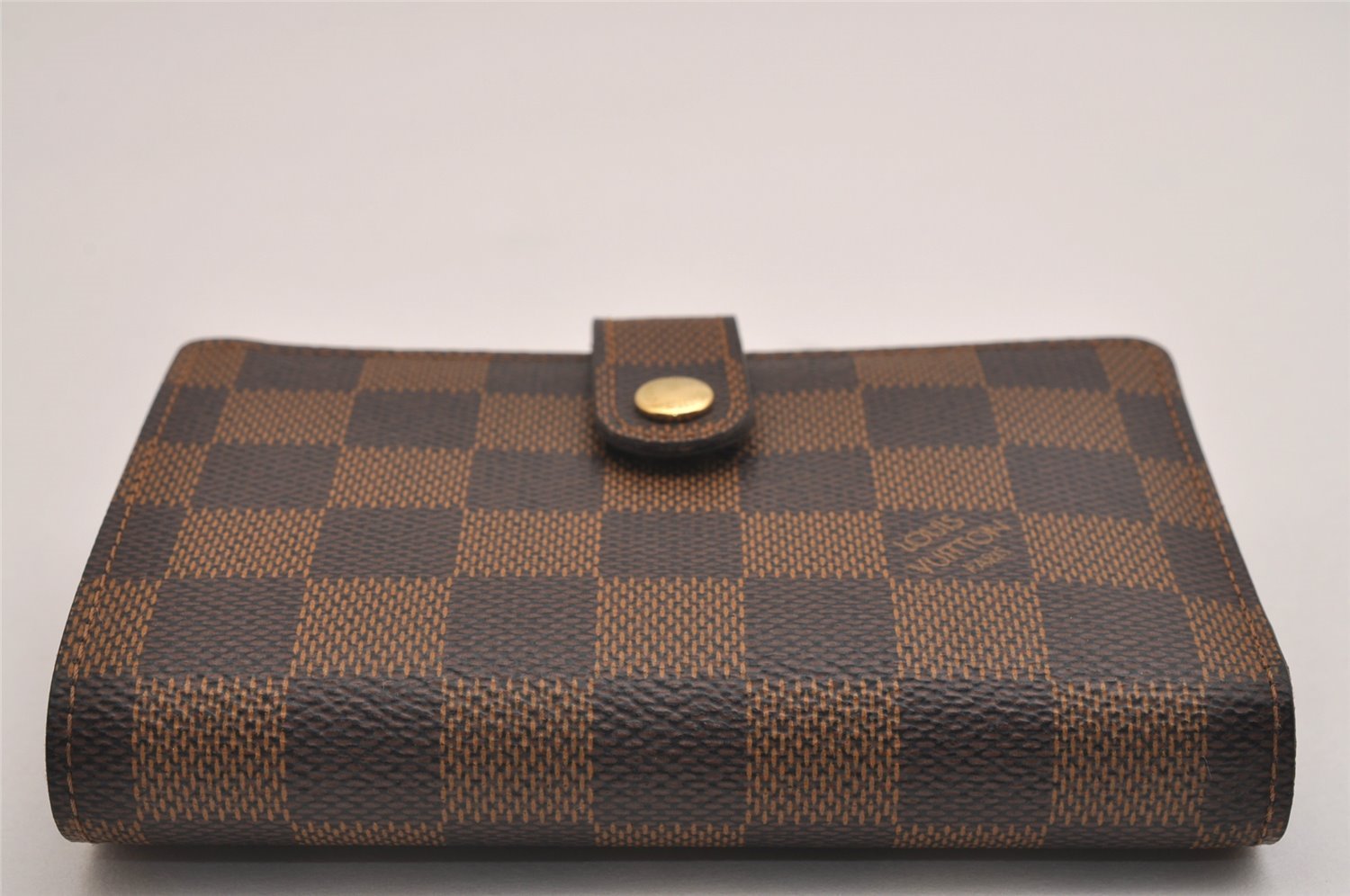 Authentic Louis Vuitton Damier Portefeuille Viennois Wallet N61674 LV 2318I