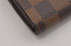 Authentic Louis Vuitton Damier Portefeuille Viennois Wallet N61674 LV 2318I