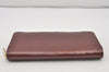 Authentic Louis Vuitton Vernis Zippy Wallet Long Purse Purple M90140 LV 2319I