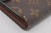 Authentic Louis Vuitton Monogram Porte Tresor Etui Papier Wallet M61202 LV 2323I