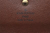 Authentic Louis Vuitton Monogram Porte Tresor Etui Papier Wallet M61202 LV 2323I