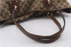 Authentic GUCCI Shoulder Tote Bag GG Canvas Leather 247236 Brown 2324D