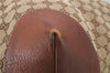 Authentic GUCCI Shoulder Tote Bag GG Canvas Leather 247236 Brown 2324D