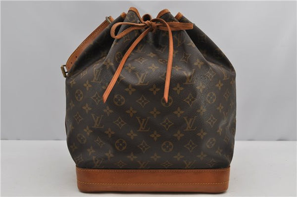 Authentic Louis Vuitton Monogram Noe Shoulder Drawstring Bag M42224 LV 2325F