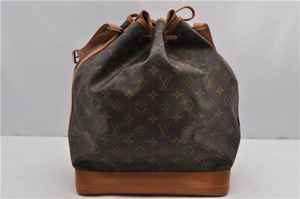 Authentic Louis Vuitton Monogram Noe Shoulder Drawstring Bag M42224 LV 2325F