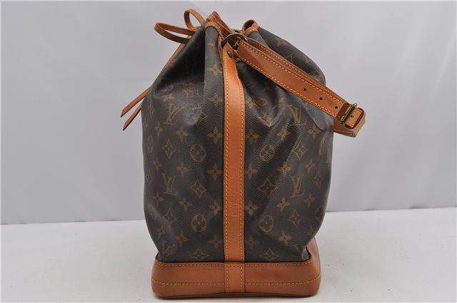 Authentic Louis Vuitton Monogram Noe Shoulder Drawstring Bag M42224 LV 2325F