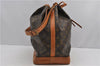 Authentic Louis Vuitton Monogram Noe Shoulder Drawstring Bag M42224 LV 2325F