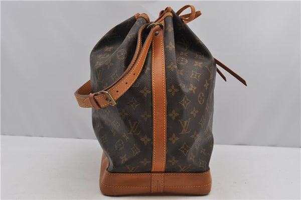 Authentic Louis Vuitton Monogram Noe Shoulder Drawstring Bag M42224 LV 2325F