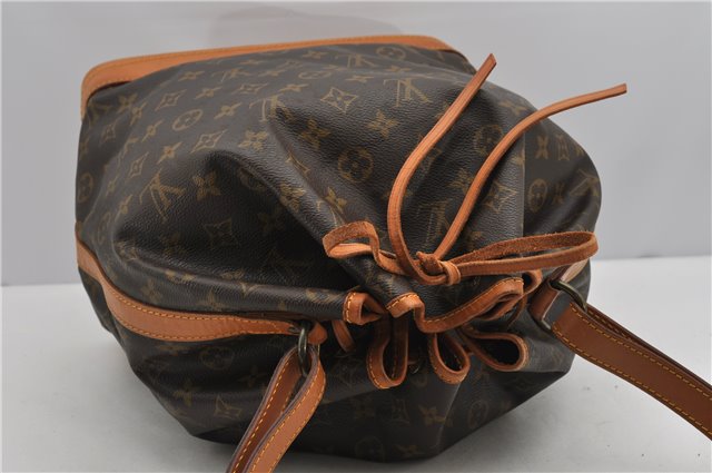 Authentic Louis Vuitton Monogram Noe Shoulder Drawstring Bag M42224 LV 2325F